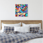 TOILE COULEURS D'EAU NUMÉRIQUE NEUROGRAPHIQUE (Insitu(Chambre))