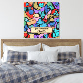TOILE COULEURS D'EAU NUMÉRIQUE NEUROGRAPHIQUE (Insitu(Chambre))