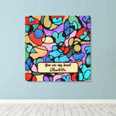 TOILE COULEURS D'EAU NUMÉRIQUE NEUROGRAPHIQUE (Insitu (Plancher de Bois))