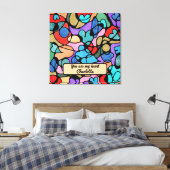 TOILE COULEURS D'EAU NUMÉRIQUE NEUROGRAPHIQUE (Insitu(Chambre))