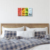 Toile Couleurs du Quadriptych des saisons changeantes (Insitu(Chambre))