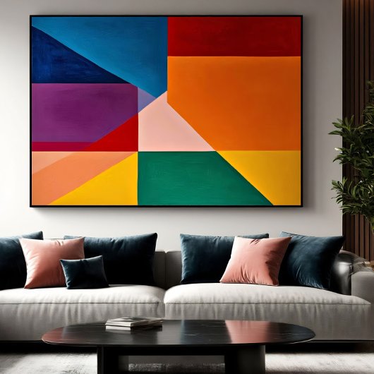 Toile Couleurs en équilibre