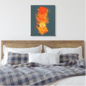 Toile Couleurs flamboyantes (Insitu(Chambre))