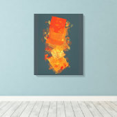 Toile Couleurs flamboyantes (Insitu (Plancher de Bois))