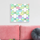 TOILE COULEURS PASTEL (Insitu(Salon))