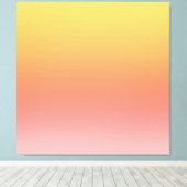 Toile Couleurs simples - Jaune à Misty Pink ombre (Insitu (Plancher de Bois))