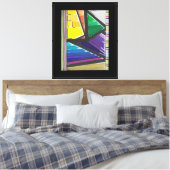Toile Couleurs Triangulées (Insitu(Chambre))