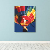 Toile Couleurs vibrantes du ballon (Insitu (Plancher de Bois))