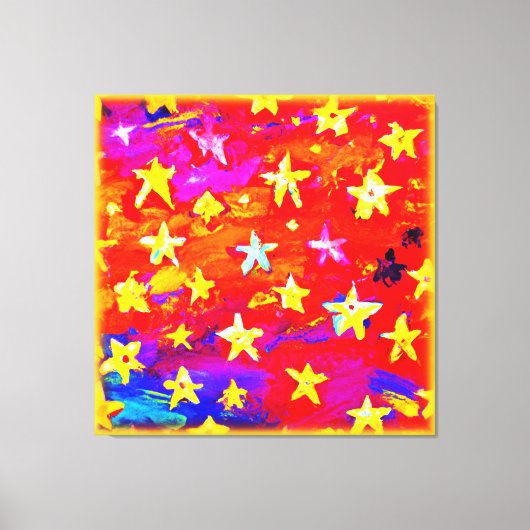 Toile Couleurs vives des étoiles. Commandez dès maintena (Recto)