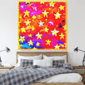 Toile Couleurs vives des étoiles. Commandez dès maintena (Insitu(Chambre))