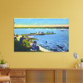 Toile Country Club Vue de la régate de voilier # 2 (Insitu(Salon))