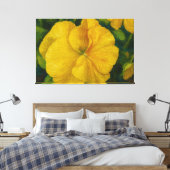 Toile Coup de pinceau Pensée dorée  (Insitu(Chambre))