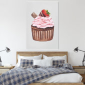 Toile Coupe De Fraise Cute À L'Aquarelle (Insitu(Chambre))