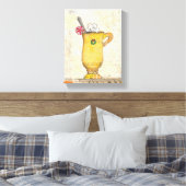 Toile Coupe de vacances jaune (Insitu(Chambre))