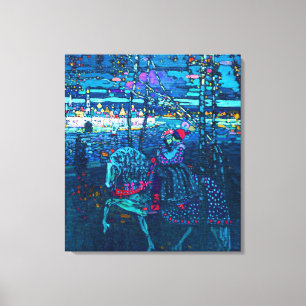 Toile Couple à cheval par Wassily Kandinsky