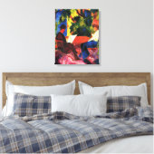 Toile Couple à la table du jardin par August Macke (Insitu(Chambre))