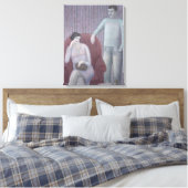 Toile Couple avec Cat 2008 (Insitu(Chambre))