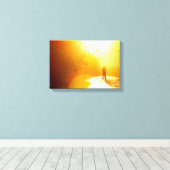 Toile Couple baisant au soleil (Insitu (Plancher de Bois))