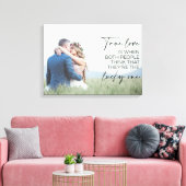 Toile Couple Cadeau Véritable Amour C'Est Quand Les Deux (Insitu(Salon))