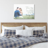 Toile Couple Cadeau Véritable Amour C'Est Quand Les Deux (Insitu(Chambre))