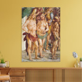 Toile Couple couronné par un ange, détail (Insitu(Salon))