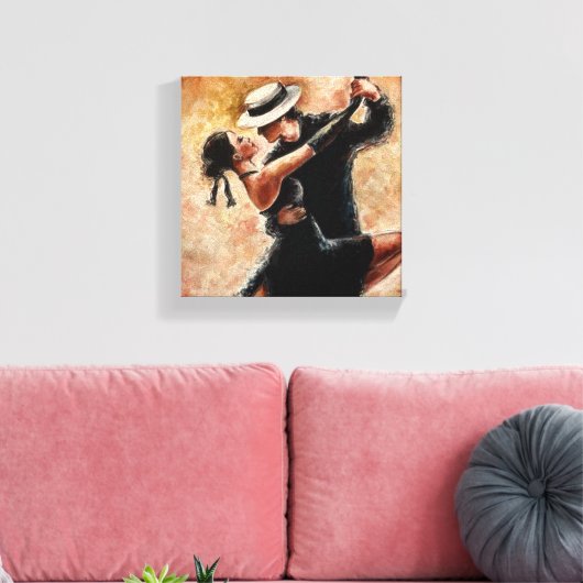 Toile Couple dansant (Insitu(Salon))