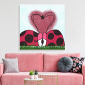 Toile Couple de Ladybug mignon (Insitu(Salon))