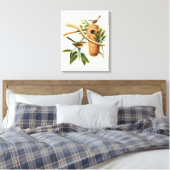 Toile Couple d'oiseaux sur un nid perché sur une branche (Insitu(Chambre))