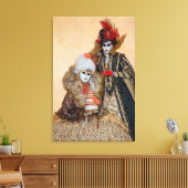 Toile Couple en costume de Carnaval, Venise (Insitu(Salon))