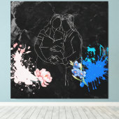 Toile Couple enceinte (Insitu (Plancher de Bois))