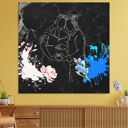 Toile Couple enceinte (Insitu(Salon))