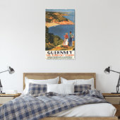 Toile Couple ferroviaire Sud/Grand Ouest sur Cliff (Insitu(Chambre))
