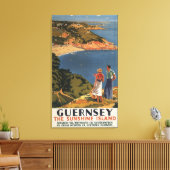 Toile Couple ferroviaire Sud/Grand Ouest sur Cliff (Insitu(Salon))