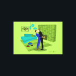 Toile Couple gay rétro dans l'amour<br><div class="desc">Ce design Retro Gay Couple in Love est un parfait mélange de passion et de kitsch. Le style des années 60, design minimaliste d'art, dispose d'un couple gay attrayant s'embrasser au milieu de là impeccablement décoré capsule de temps maison. La cheminée en brique vert citron donne l'ambiance aux messieurs bien...</div>