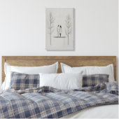 Toile Couple minimaliste Art moderne (Insitu(Chambre))