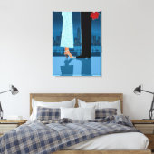 Toile Couple romantique en ville (Insitu(Chambre))