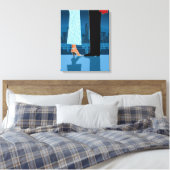 Toile Couple romantique en ville (Insitu(Chambre))