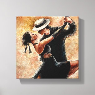 Toile Couples de danse