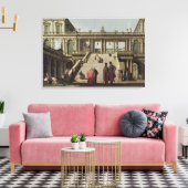 Toile Cour du château, 1762 (Insitu(Salon))