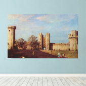 Toile Cour du Château de Warwick Canaletto (Insitu (Plancher de Bois))