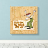 Toile Courage du chien lâché | Tu Me Fais Mal L'Air ! (Insitu (Plancher de Bois))