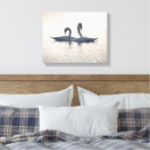 Toile Courage Swans Nature Photo (Insitu(Chambre))