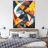 Toile Courants de lumière entrecroisés (Insitu(Chambre))