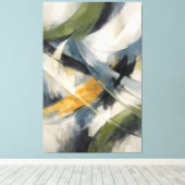 Toile Courants Intersectants de Mouvement Silencieux (Insitu (Plancher de Bois))