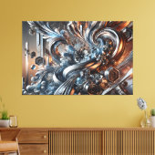 Toile Courants métalliques (Insitu(Salon))