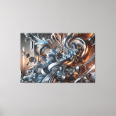 Toile Courants métalliques (Recto)