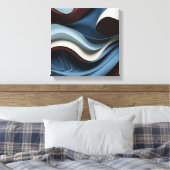 Toile Courbes contemporaines (Insitu(Chambre))