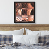 Toile Courbes de corail (Insitu(Chambre))