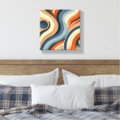 Toile Courbes vives (Insitu(Chambre))