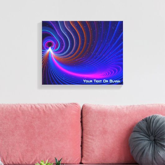 Toile Courbure de l'espace (Insitu(Salon))